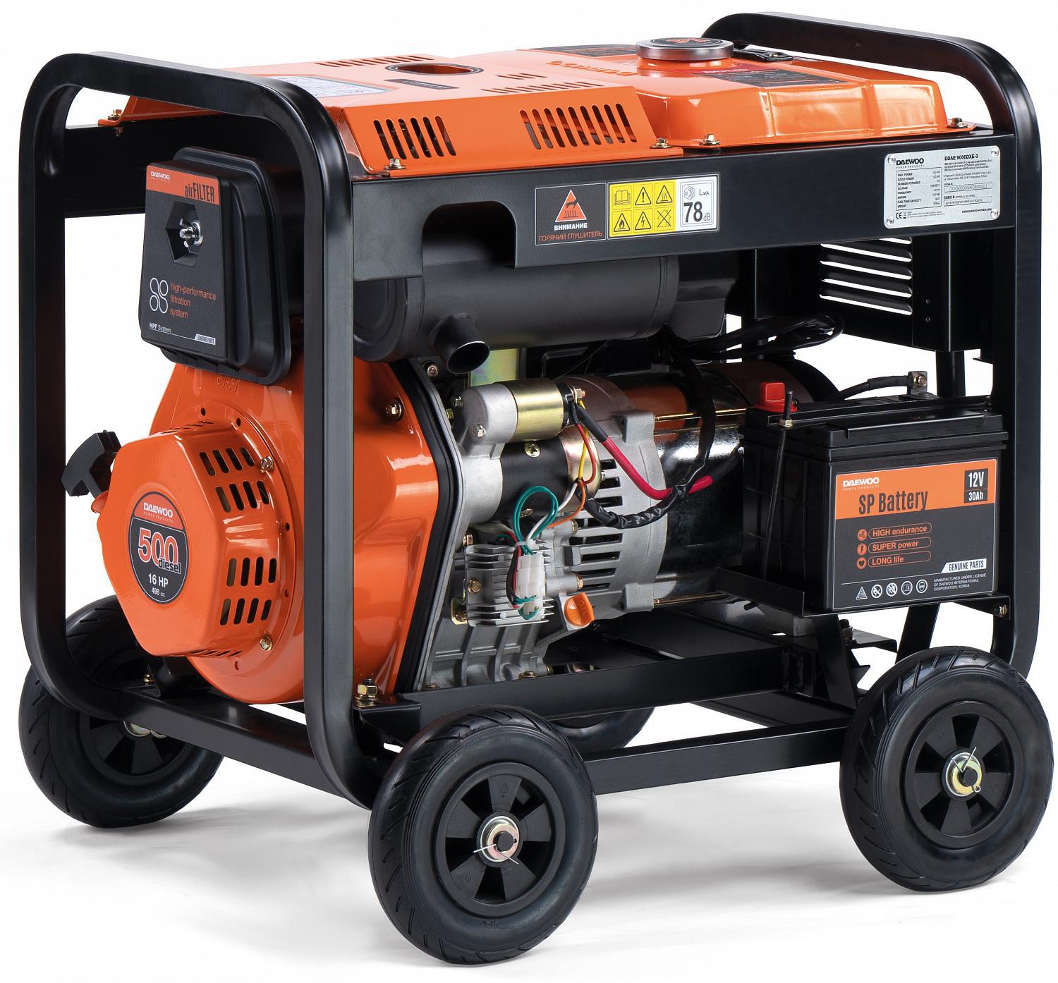 AGREGAT PRĄDOTWÓRCZY DIESEL DAEWOO DDAE 9000DXE-3 6.3kW 5 0e3ad57a546dd6ec71de9b0be621122a