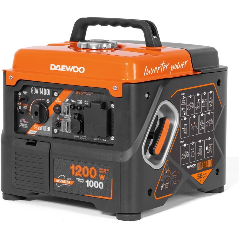 AGREGAT PRĄDOTWÓRCZY INWERTOROWY DAEWOO GDA 1400i 1.2kW 1 d558a1d9c18f8b4f0b5de87c60a01dfa