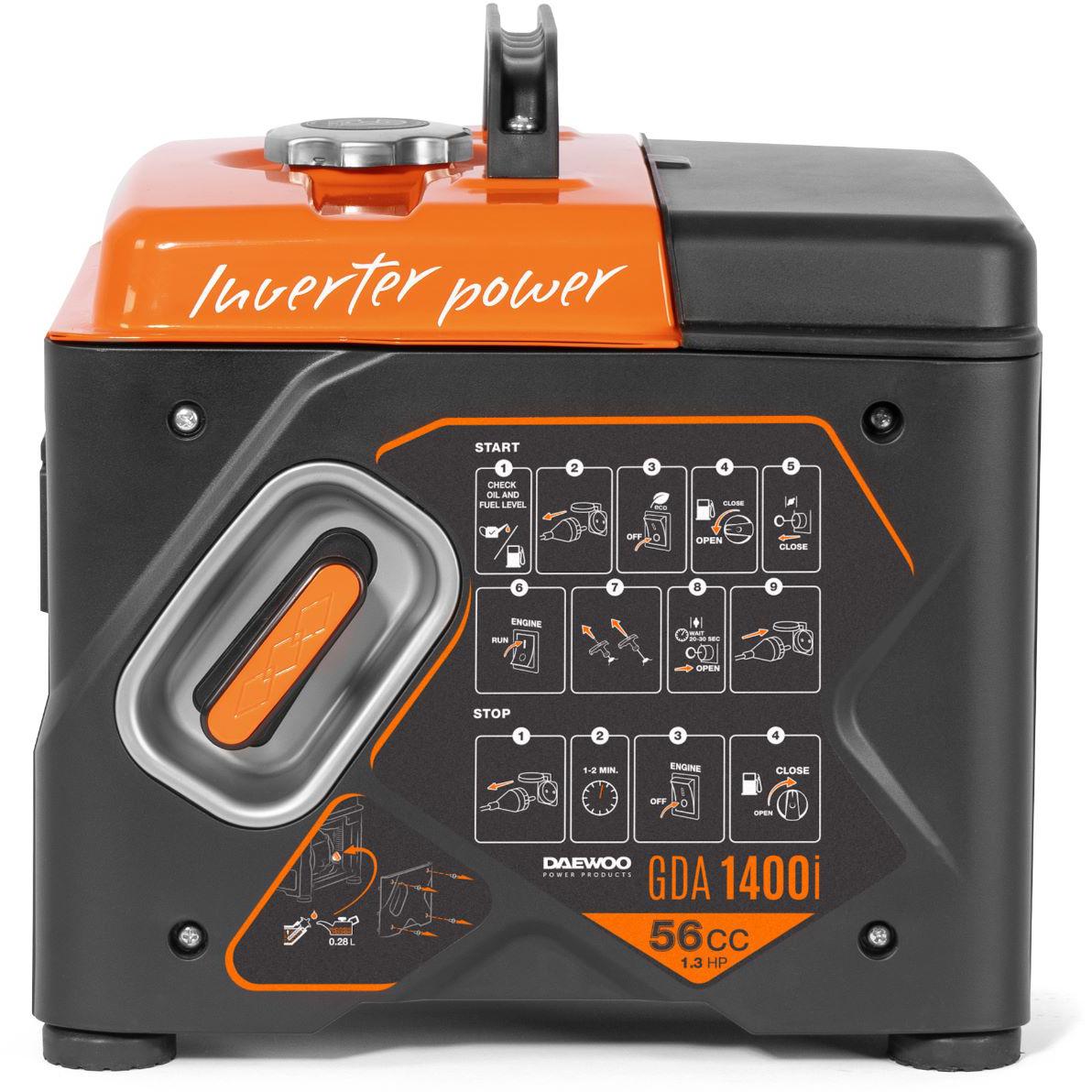 AGREGAT PRĄDOTWÓRCZY INWERTOROWY DAEWOO GDA 1400i 1.2kW 4 cb7267c5c762322b6bde1f39cbfba5d3