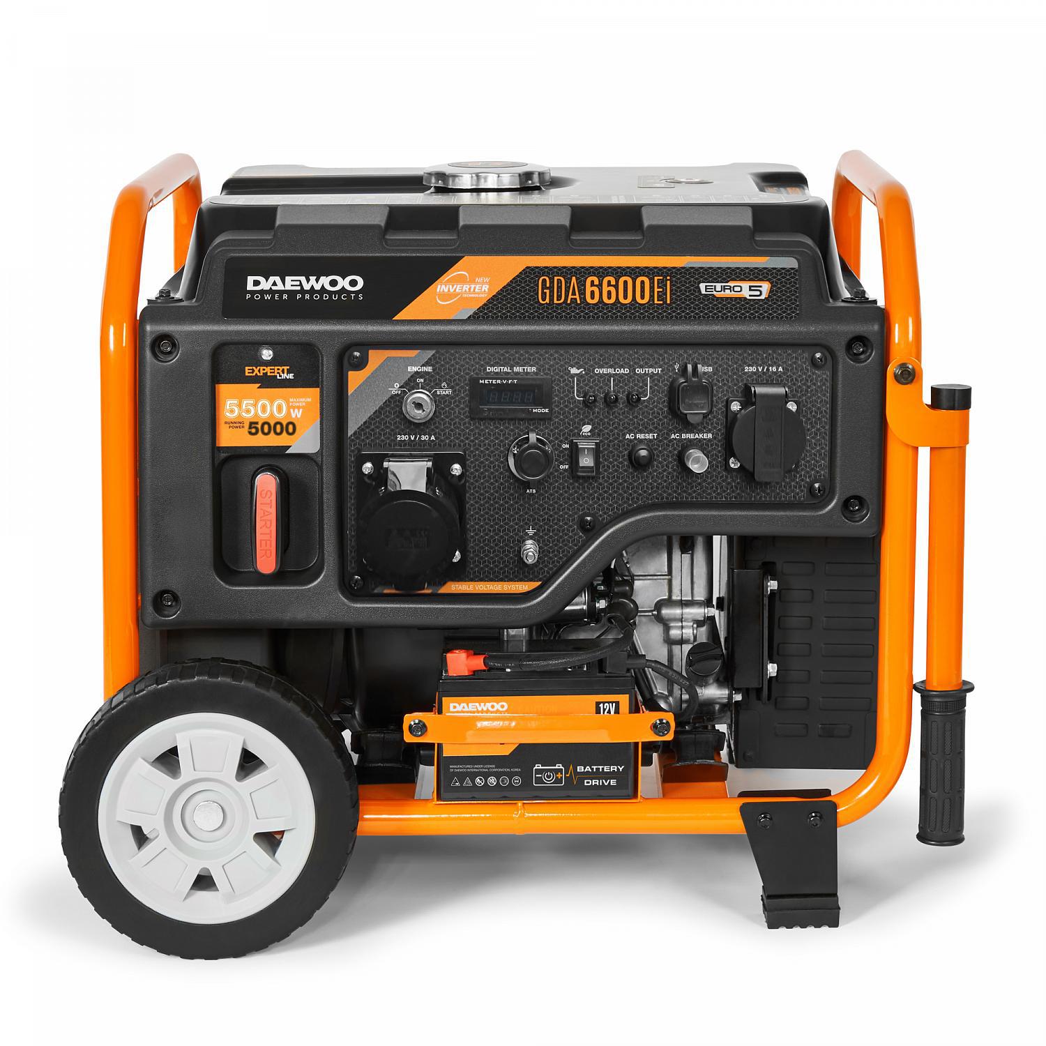 AGREGAT PRĄDOTWÓRCZY INWERTOROWY DAEWOO GDA 6600Ei 5.5kW 7 d80ee7c42f72b3738d59283b8d234212