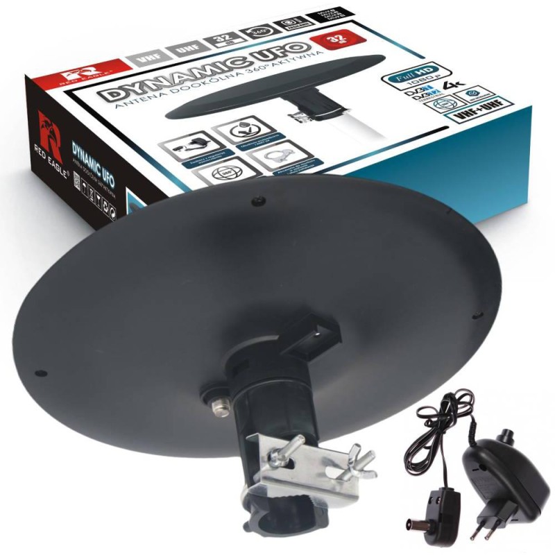 Antena dookólna RED EAGLE Dynamic UFO - aktywna 1 c96c85bbddb69401a2ada1df23883b1e
