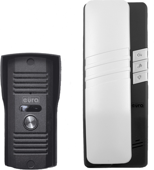 DOMOFON EURA ADP-20A3 Grafitowo Biały 2 33c25902723c956556131e8b73222c12
