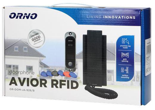 Domofon ORNO 1-rodzinny, interkom, OR-DOM-JA-928/B AVIOR 2 ccab3807fb9cad231678432378a3f955