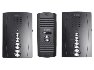 EURA ADP-12A3 ''INVITO'' Domofon głośnomówiący, bezsłuchawkowy, dwie słuchawki 3 0cf6b9450a60a237119f385c96c2a4fc