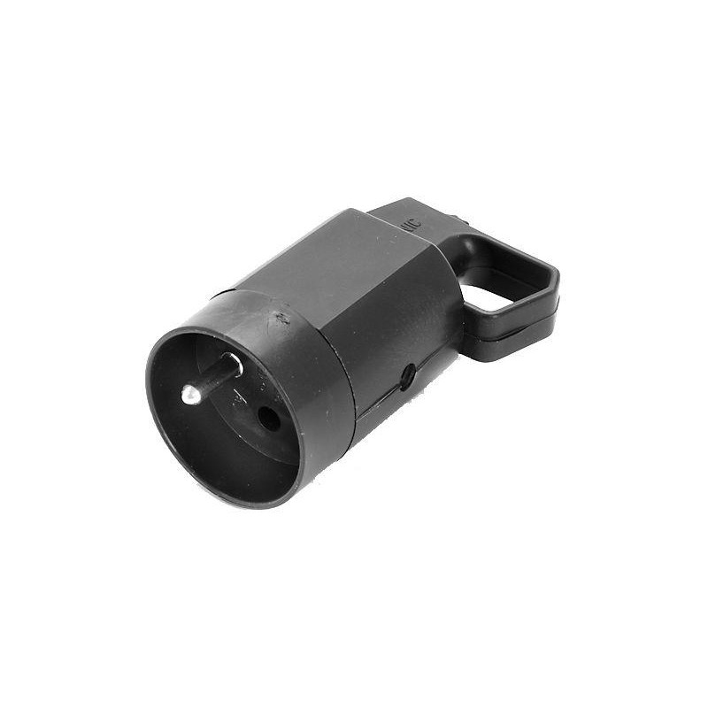 Gniazdo 315-05 z uchem z uziemieniem 2P+Z 16A 250V IP20 CZARNA VIPLAST 315-05 1 1f3b229935834efa753cb41eacf97dcb