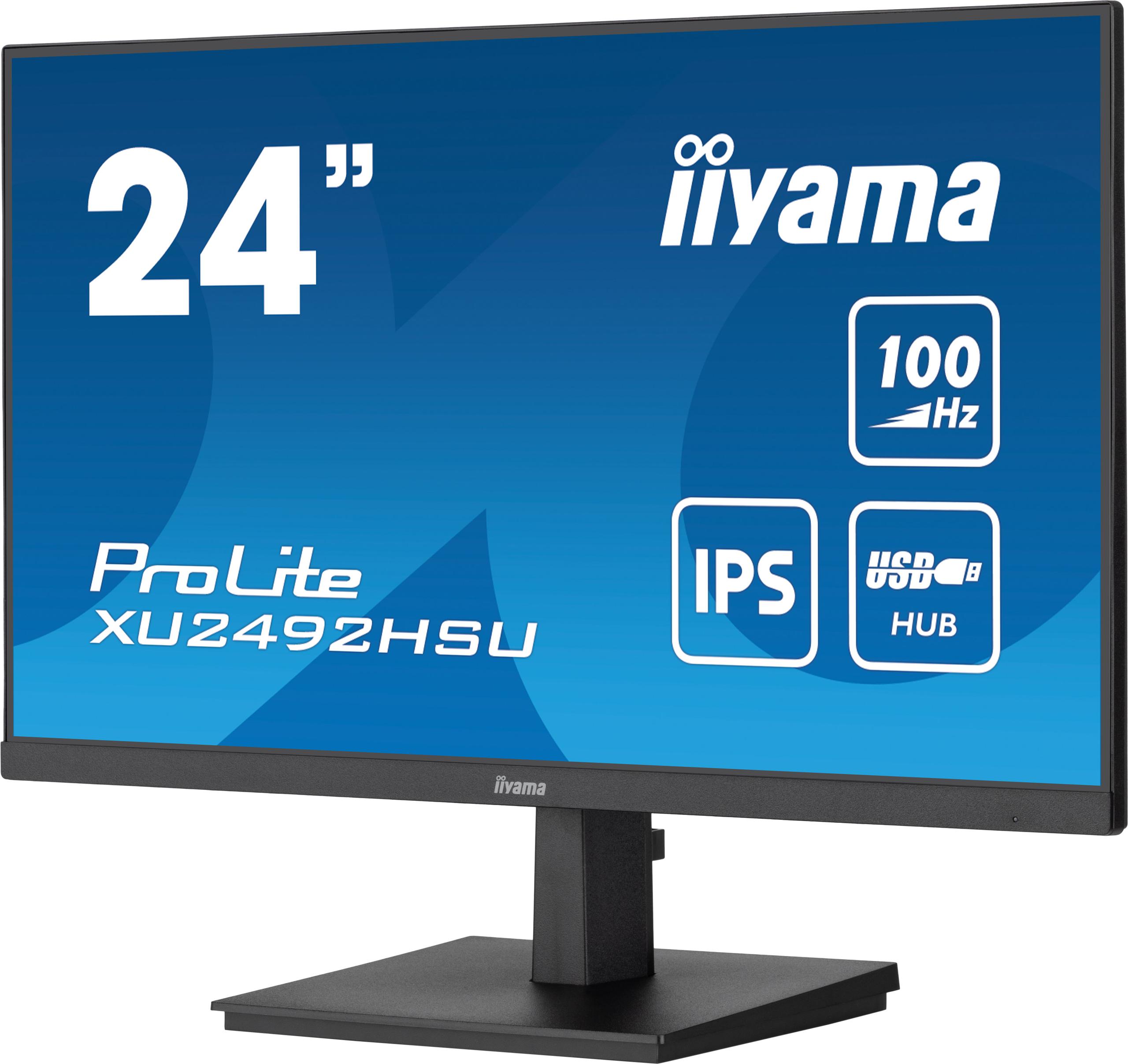 Monitor LED IIYAMA XU2492HSU-B6 24 cale Ultra Slim IPS USB 6 c32d3d308fcc0fd887d459320654d60e