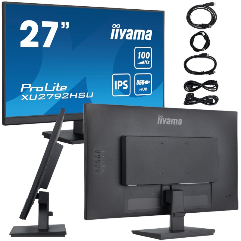 Monitor LED IIYAMA XU2792HSU-B6 27 cali Ultra Slim IPS USB 1 5d06fb07d2085a85cac6d013f65ad6f9