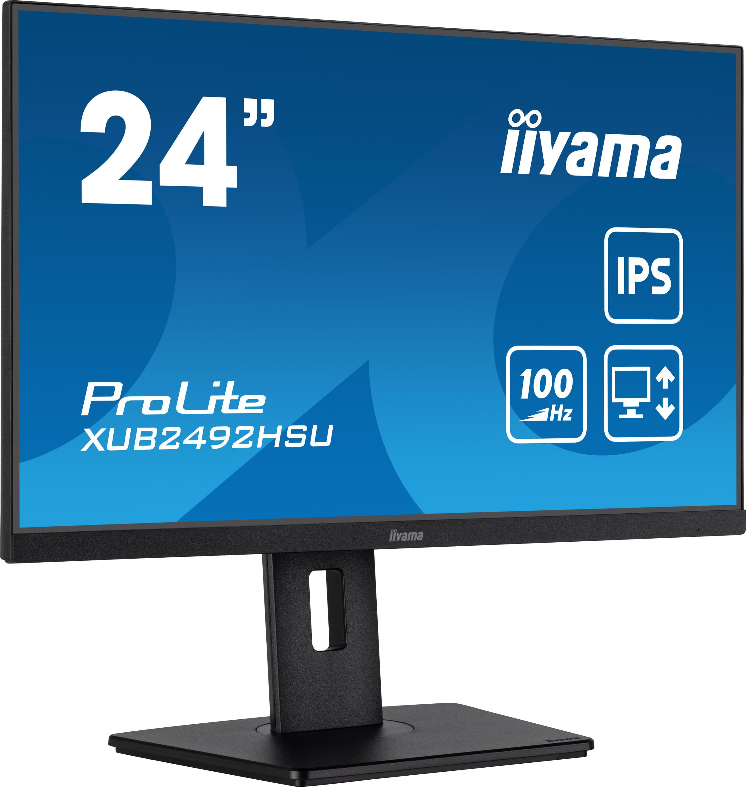 Monitor LED IIYAMA XUB2492HSU-B6 24 cale IPS HDMI DP USB 0,4ms 100Hz 3 3f95f2ac492ccc947487abdadefab8f2