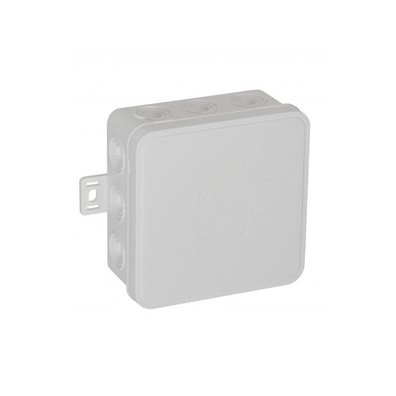 Puszka natynkowa pusta 12 wlotów VIPLAST V6 klik BIAŁA IP54 85x85x41mm 036-01 1 0fb85cc897438d39158cb3da90968f15