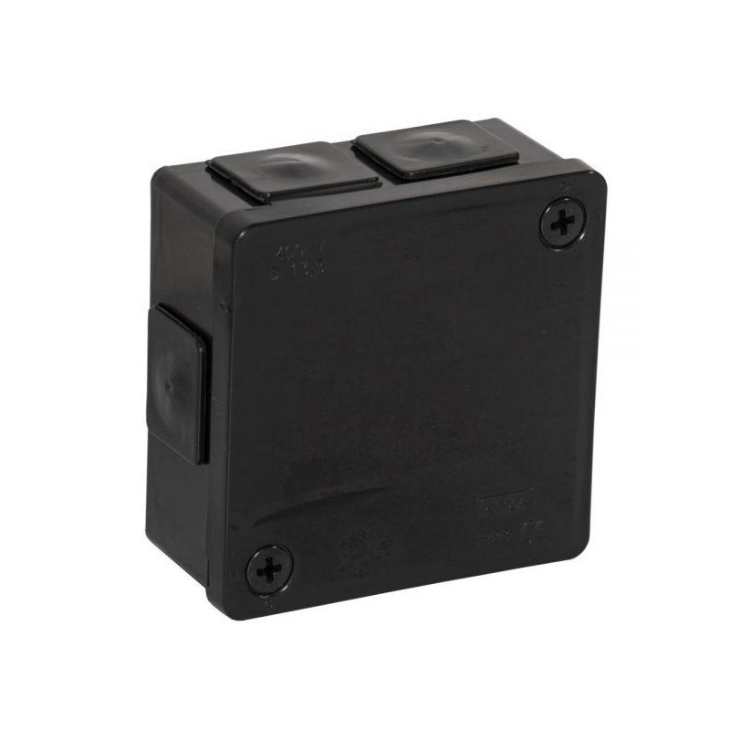 Puszka natynkowa pusta 6 wlotów VIPLAST VP-22 CZARNA IP55 86x86x40mm 022-05 1 a15dcb1ec8dacee063219ac03bfce51b
