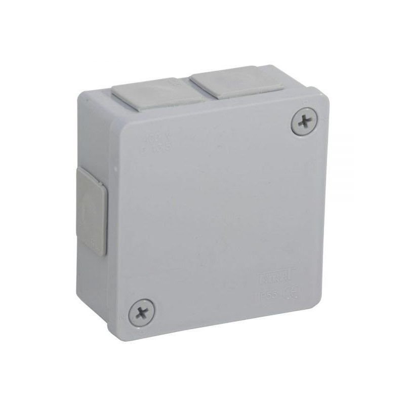 Puszka natynkowa pusta 6 wlotów VIPLAST VP-22 SZARA IP55 86x86x40mm 022-03 1 a738c7d583f6cfa05e03794c5d5fa500