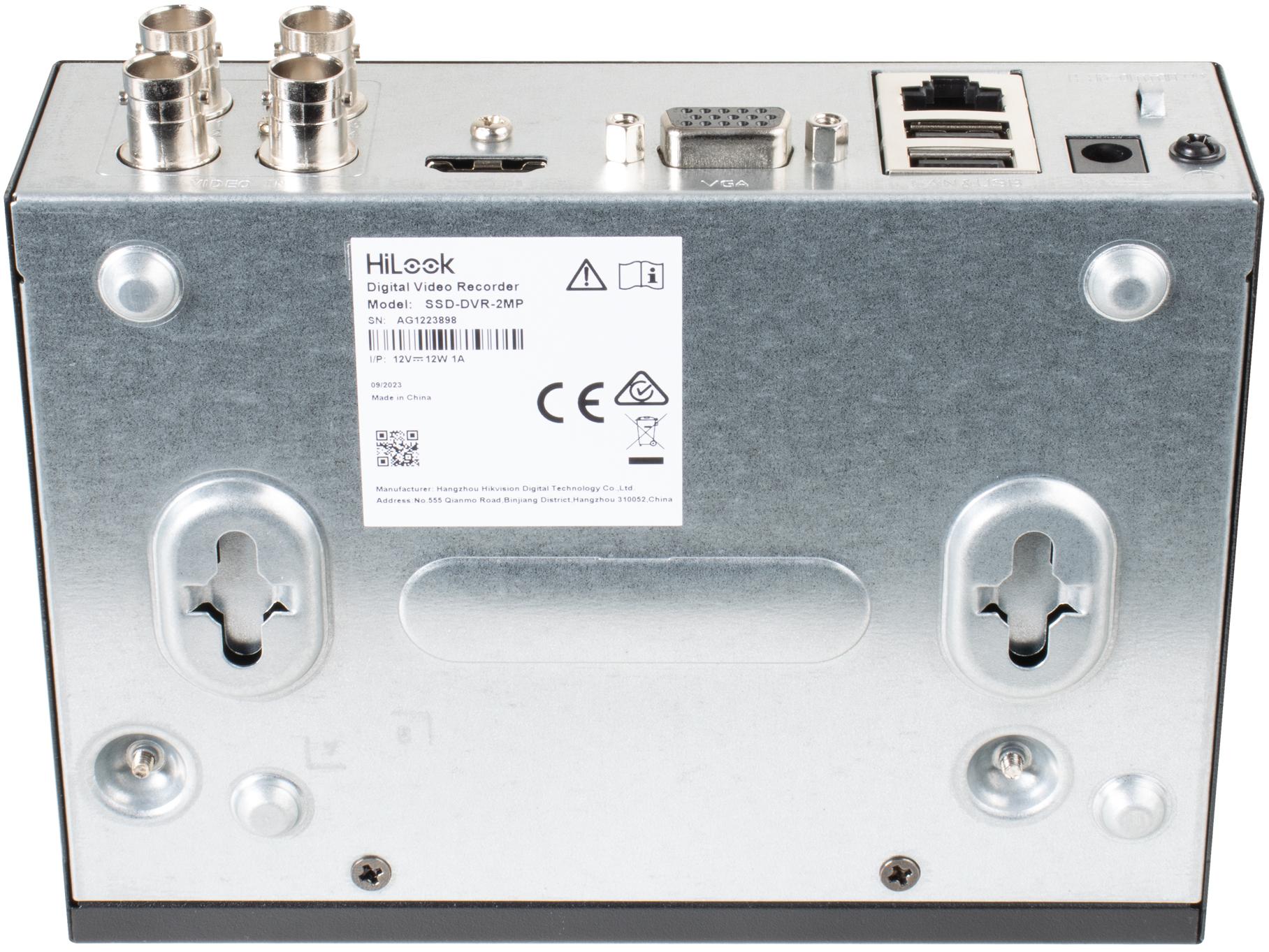 Rejestrator 5w1 Hilook by Hikvision 4 kanałowy 2MP SSD-DVR-2MP 5 728e65e2181e2469068b9652d5d1d6b4