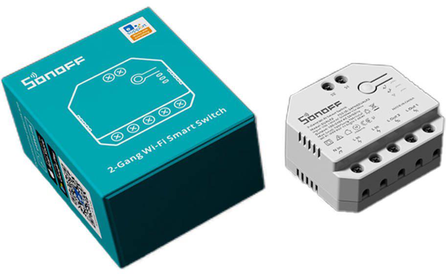 SONOFF sterownik 2-kanałowy roletowy 10A WiFi DUAL R3 3 579b773d78d1c569eafc6fcf3c80d712
