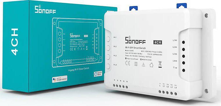 SONOFF sterownik 4-kanałowy 10A WiFi 4CHR3 2 0fc2b2471dc28b30054aa223c6b5fc50