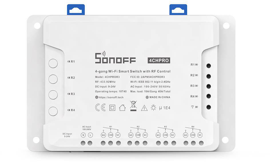 SONOFF sterownik 4-kanałowy 10A WiFi 4CHR3 3 230ed9ee9f72fc2c940ee7b4a641897f
