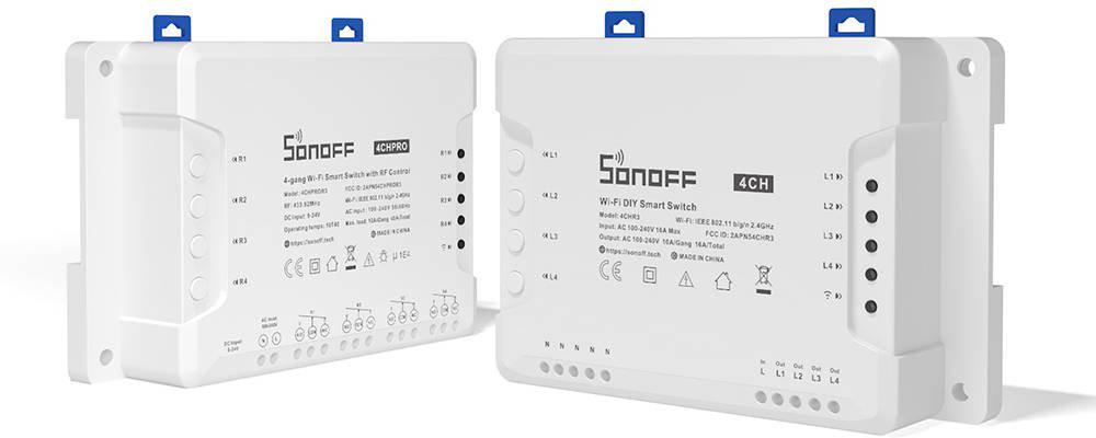 SONOFF sterownik 4-kanałowy 10A WiFi 4CHR3 6 0520d4fa46bfcc9c86b426f7c67e555b