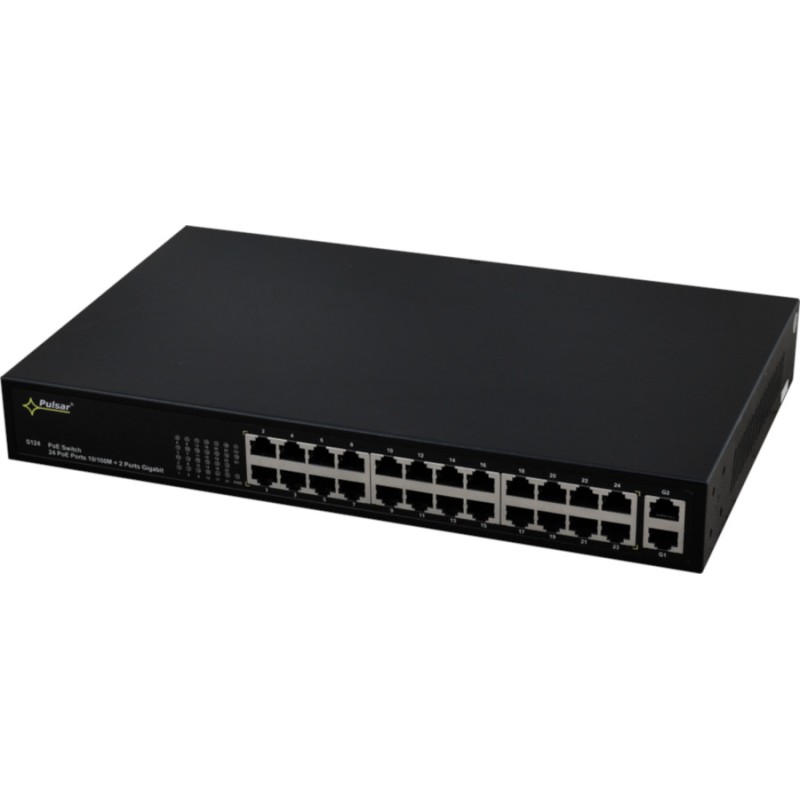 SWITCH POE PULSAR S124 24+2 UPLINK POE+ GIGABIT 1 539fd447103fd819bb7d80b1580b066d