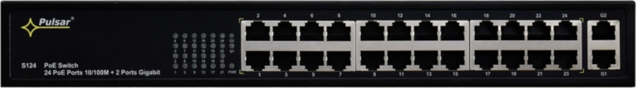 SWITCH POE PULSAR S124 24+2 UPLINK POE+ GIGABIT 2 67650504816067cc9f6d2dd98e6a3f18