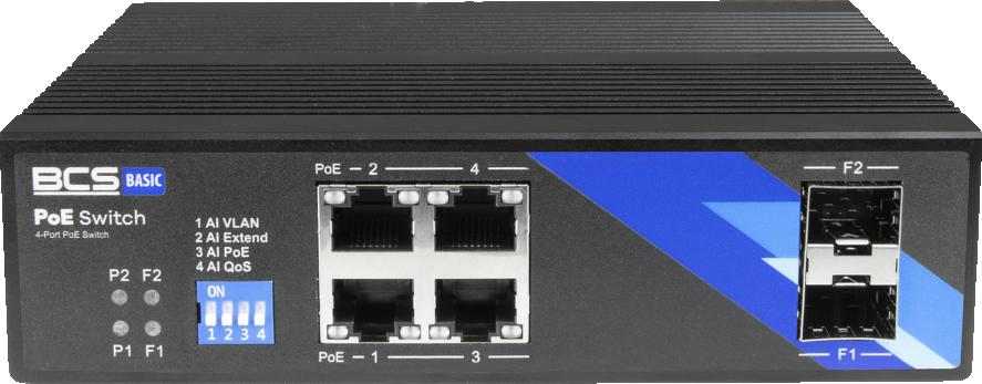 Switch PoE BCS BASIC BCS-B-ISP04G-2SFP 4 1223390061b2a69c76033693f1dba53b