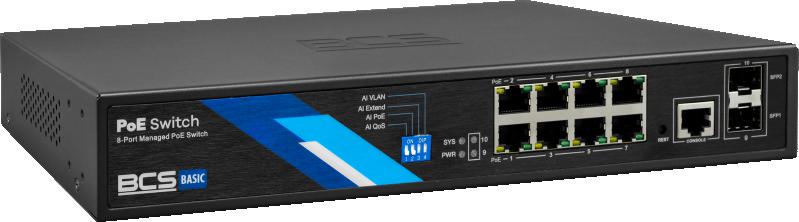 Switch PoE BCS BASIC BCS-B-SP08G-2SFP-M 2 6296a4f8931158e99f2102436e8e3df4