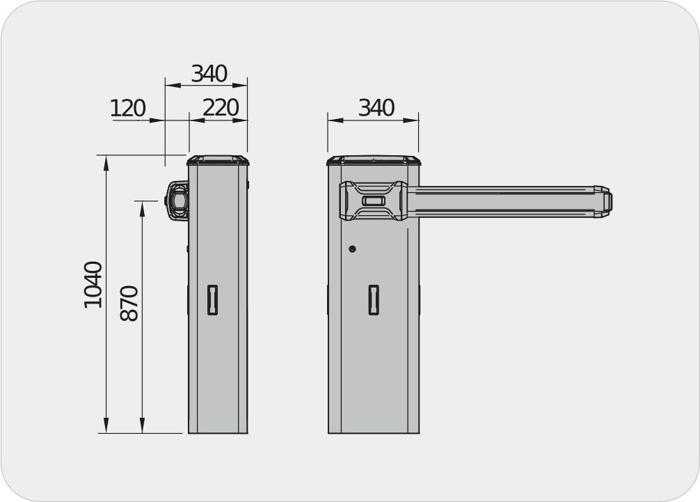 Szlaban BFT GIOTTO BT B ULTRA36 z ramieniem 6m 5 d76092eb2092982bb41b99cd0dbb3580