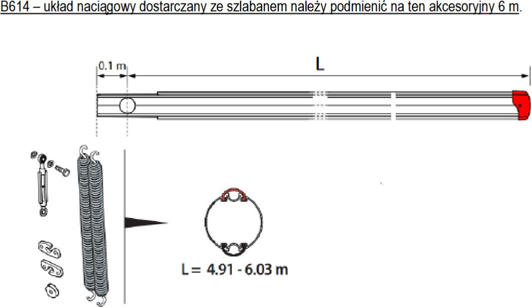 Szlaban FAAC B614 - zestaw z ramieniem "S" 6000mm 6 3a48b9be1887b9a119c82fa7d0ad35da