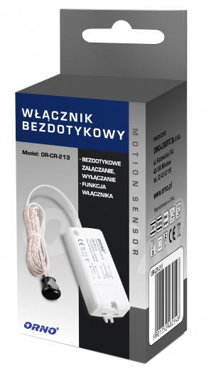 WŁĄCZNIK BEZDOTYKOWY ORNO OR-CR-213 2 d87a64a8984af19bc0f58a99ce00a4a4