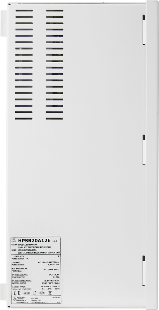 ZASILACZ BUFOROWY IMPULSOWY Pulsar HPSB20A12E 6 17c15640b7592b44875f1bbdfb4150c9