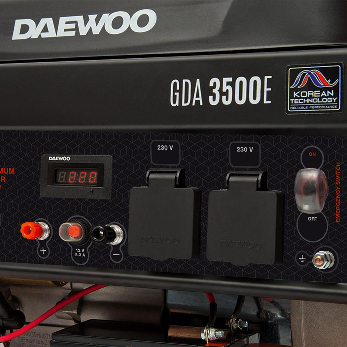 ZESTAW AGREGAT PRĄDOTWÓRCZY DAEWOO GDA 3500E 3.2kW + GENERATOR OIL SAE 10W-30 DWO 600 4 e632593e76ad4b6012173ebf98b4641a