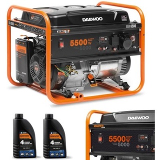 ZESTAW AGREGAT PRĄDOTWÓRCZY DAEWOO GDA 6500 5.5kW + 2x GENERATOR OIL SAE 10W-30 DWO 600 1 2230a3f221c8d1f4a23d4b323b541267