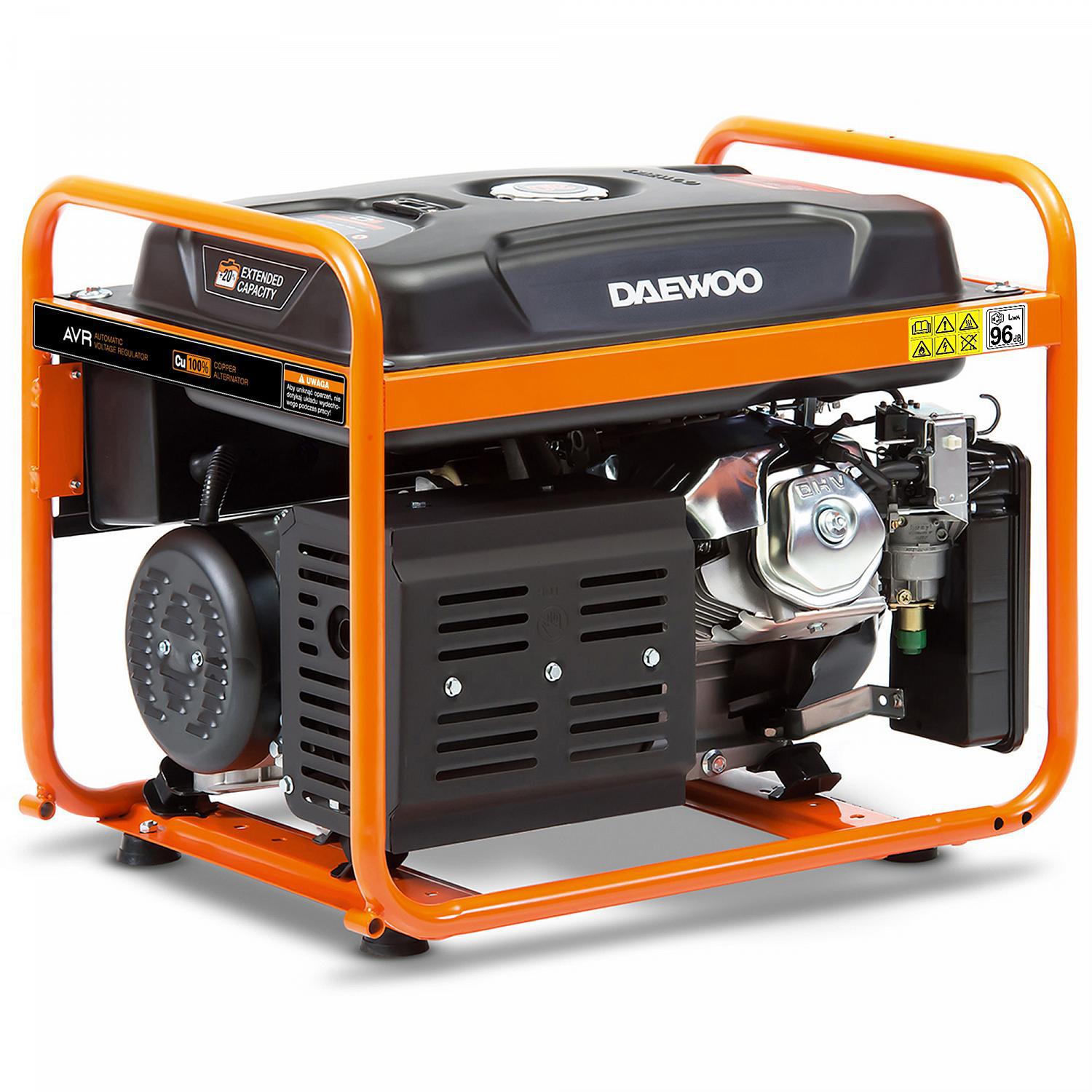 ZESTAW AGREGAT PRĄDOTWÓRCZY DAEWOO GDA 7500E-3 6.5kW + 2x GENERATOR OIL SAE 10W-30 DWO 600 5 9b2bef9de8d3723bc0ba3f5fa06f77e4