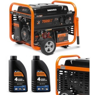 ZESTAW AGREGAT PRĄDOTWÓRCZY DAEWOO GDA 8500E 7.5kW + 2x GENERATOR OIL SAE 10W-30 DWO 600 1 bee0386ee986be32b0e9c8f9b7df5405