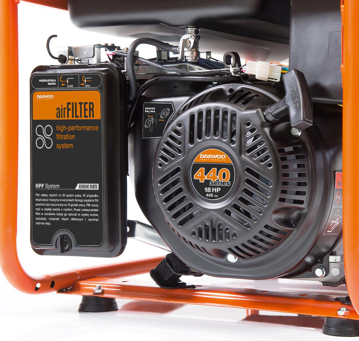 ZESTAW AGREGAT PRĄDOTWÓRCZY DAEWOO GDA 8500E 7.5kW + 2x GENERATOR OIL SAE 10W-30 DWO 600 2 e8c54b5d83a41bff9a71c3afb556a872