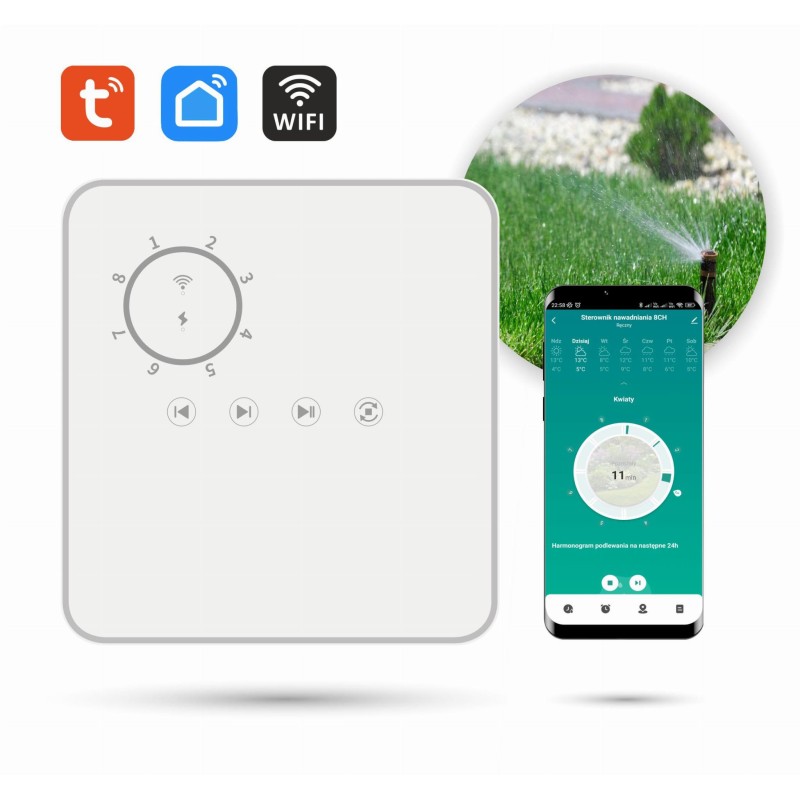 Zestaw do nawadniania WiFi Tuya 8 stref z zasilaczem 1 a7ea5cb1673a8ae00fdc0604c8d4e7c4