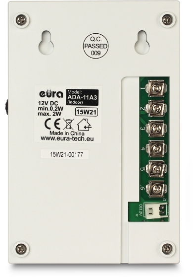 Zestaw domofonowy EURA ADP-11A3 / DIN15W12 + elektrozaczep 3 961b49351a83f6589dd81f3e54997d20