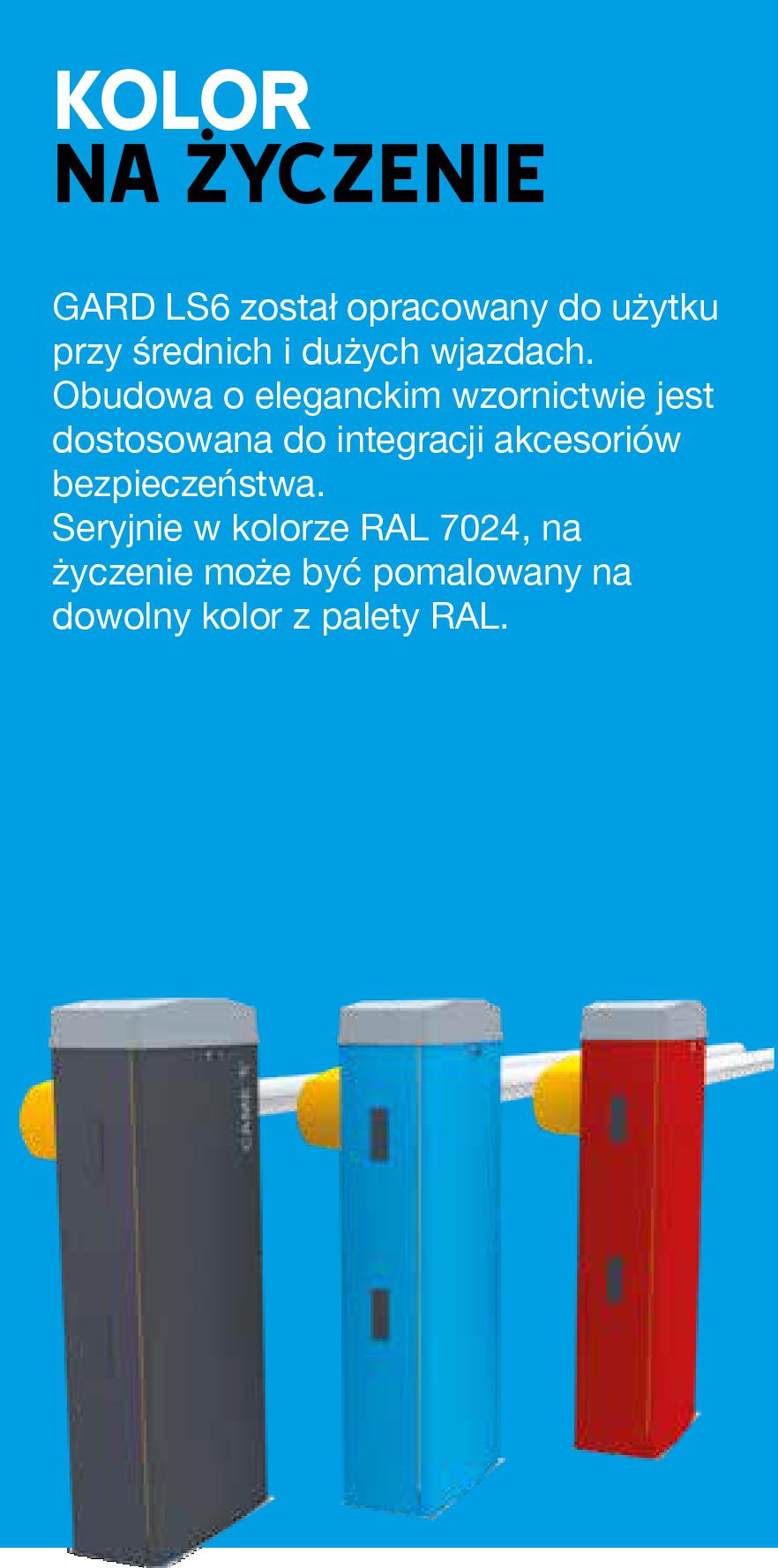 Szlaban CAME LS6 z ramieniem G05350 do 5m (pod LED) 10 00afd0566317fcbdf2fe33903d0f695d