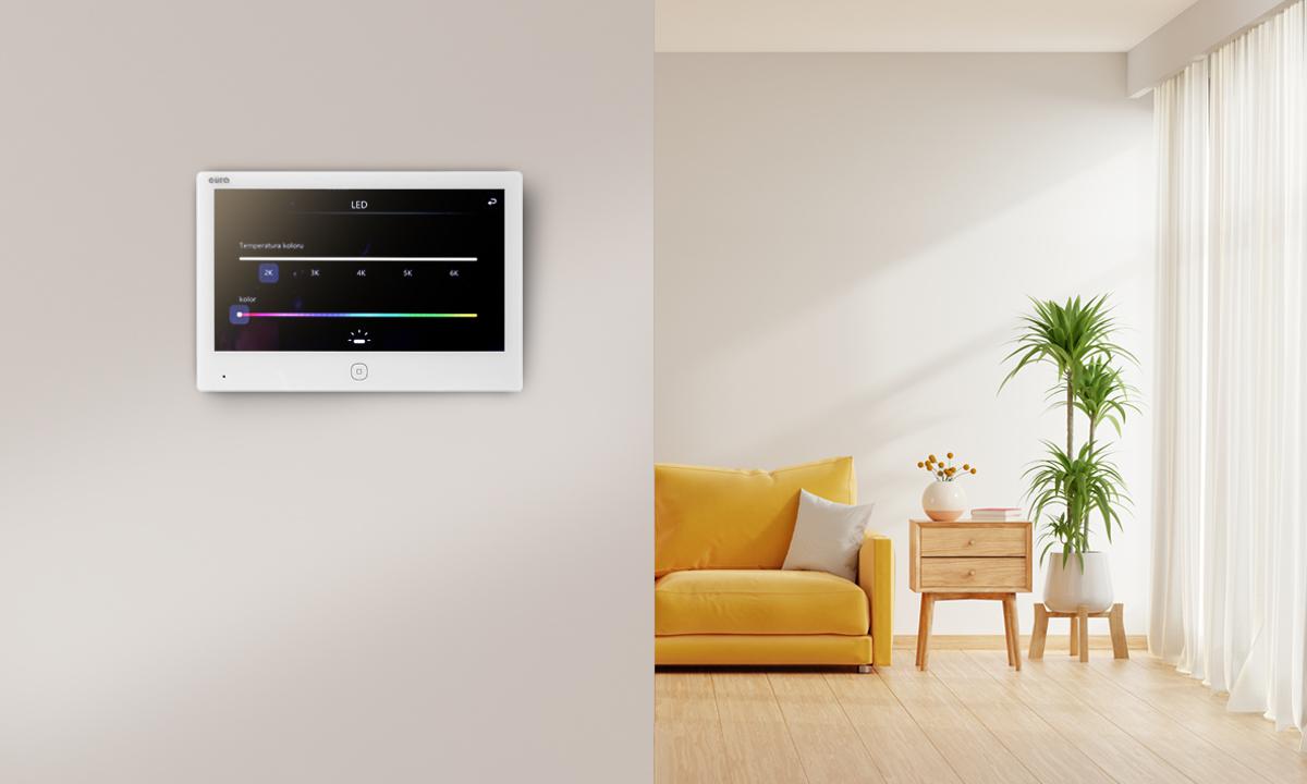 Wideodomofon EURA 2-żyłowy VDP-49A3-2TY biały Tuya 7 944a0044df8da5bdc685775205c1a587