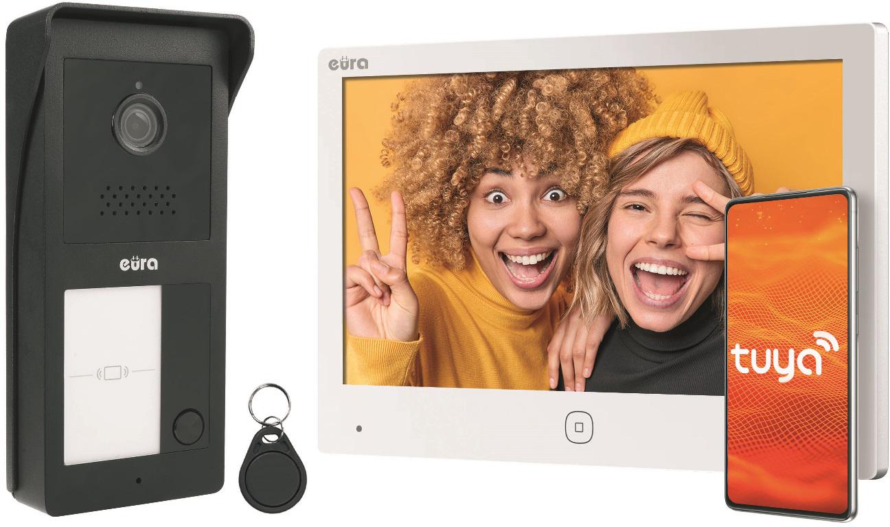 Wideodomofon EURA 2-żyłowy VDP-49A3-2TY biały Tuya 1 39c6f0e7abfc7ee3f6c7f8ddc2e66e93