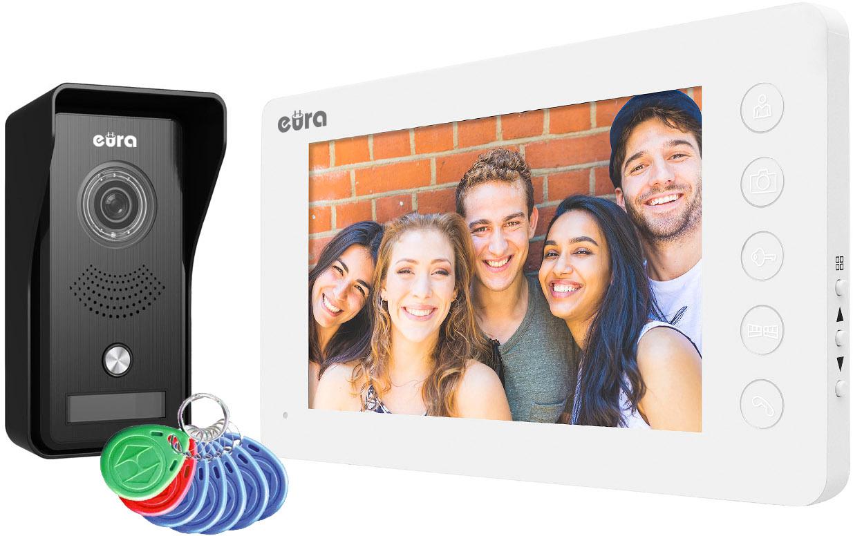 Wideodomofon EURA VDP-76A3 biały monitor 1 ed5d9c9e0d7d607e3a3cf1159b657725