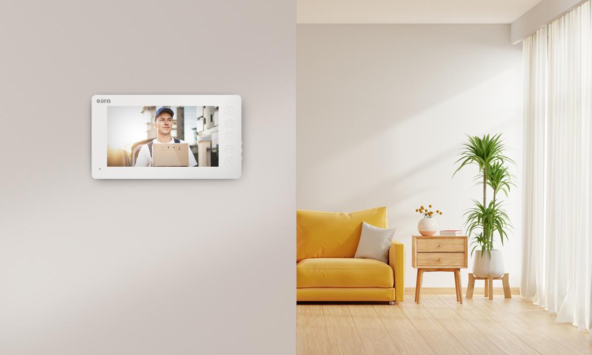 Wideodomofon EURA VDP-76A3 biały monitor 5 7483ac3e047d42f72f05160665ad140d