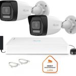 Zestaw monitoringu Hilook 2 kamery IP IPCAM-B8-30DL z dyskiem 1TB