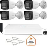 Zestaw monitoringu Hilook 4 kamery IP IPCAM-B8-30DL z dyskiem 1TB