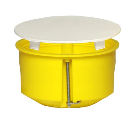Puszka podtynkowa p/t PO-80 karton-gips, płytka z wkrętami, samogasnąca, bezhalogenowa, żółta ONNLINE 1 50ef54ff53758e09f2298474668a540e
