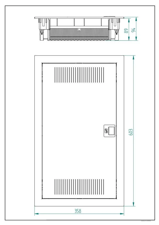 Rozdzielnica MULTIMEDIALNA MT ONNLINE 3x12 modułowa IP30 drzwi metalowe (36 modułowa) 3 354b8e6837282cb79ca6c1369f79ad28