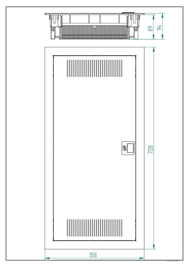 Rozdzielnica MULTIMEDIALNA MT ONNLINE 4x12 modułowa IP30 drzwi metalowe (48 modułowa) 3 b4590d9be3e977813d84355dd054e1e9