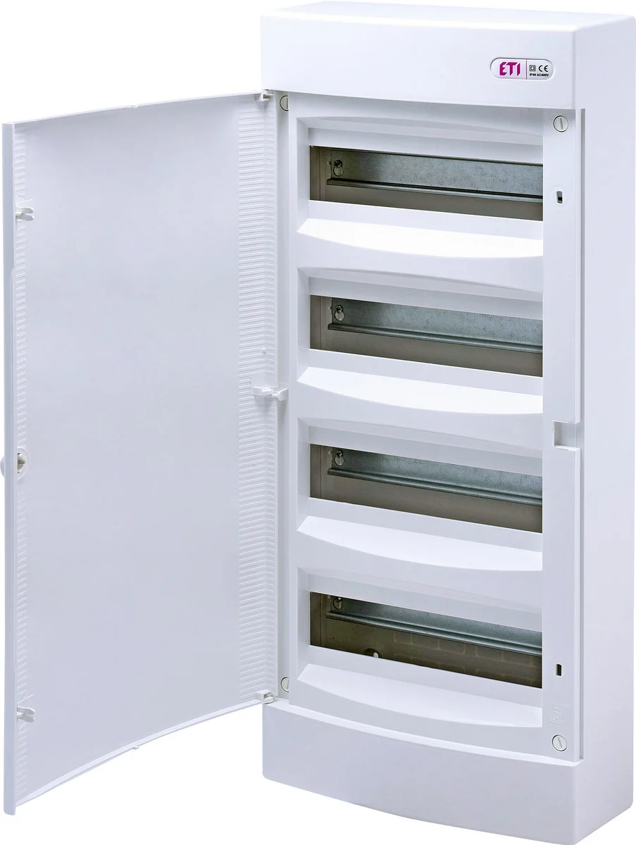 Rozdzielnica natynkowa 48 modułów IP40 drzwi białe ECT48PO-s 1 803f67f40e374339775f6eb3099c0797
