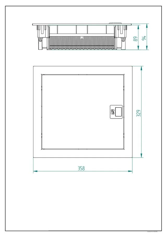Rozdzielnica podtynkowa MT ONNLINE 1x12 modułowa IP30 (N+PE) drzwi metalowe 3 320b74c6f11e25205c07fb9f7537f3e4