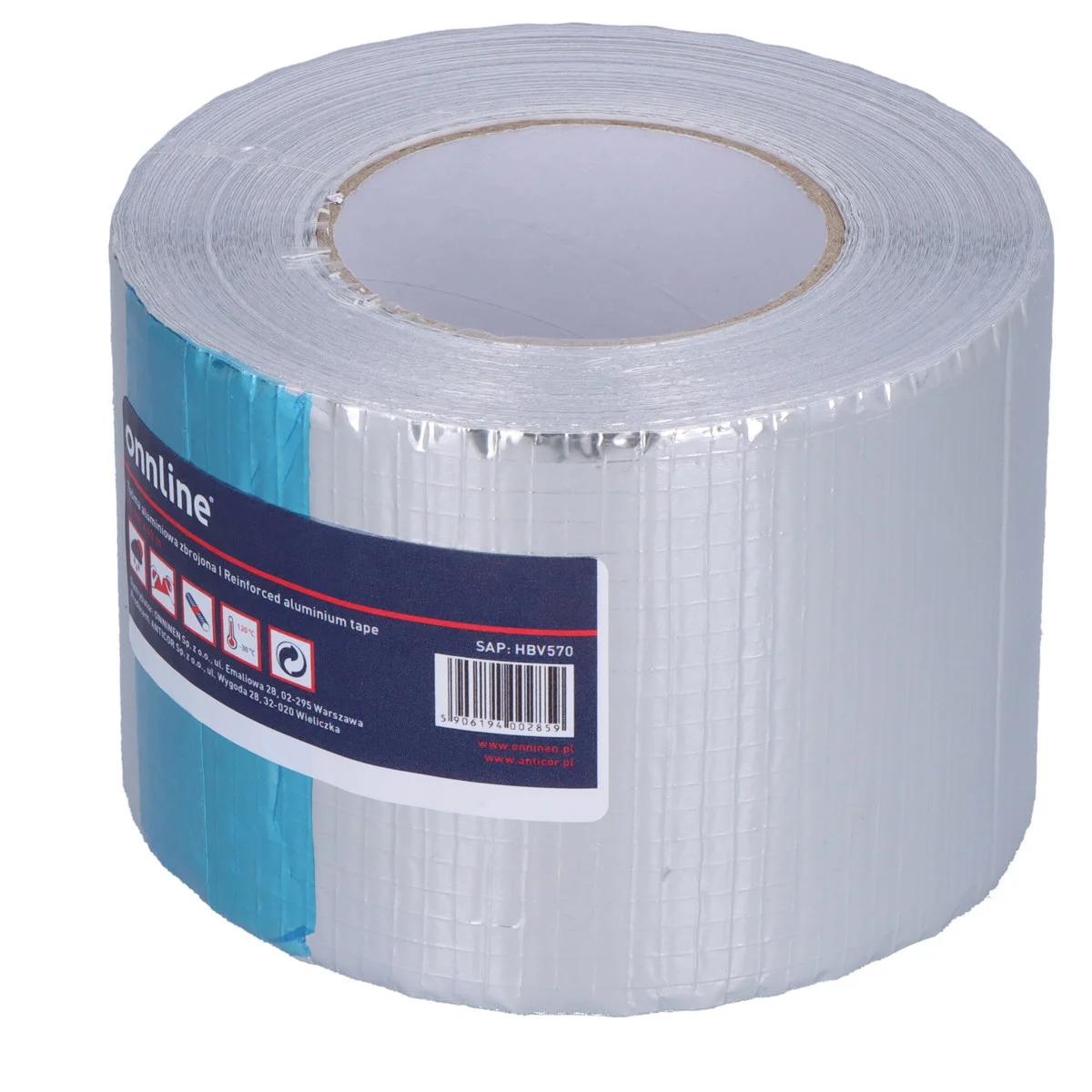 Taśma 96/45m zbrojona aluminiowa 3 c004d31503691bfc85a2109d00c2e67c