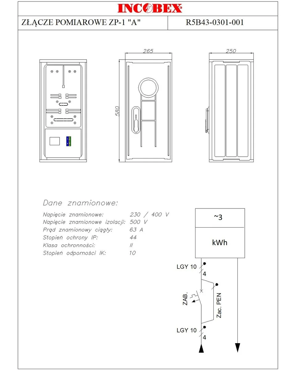 Złącze pomiarowe ZP-1 "A" 2 a2b84fa93ade3346f99aebc7a5dc265d