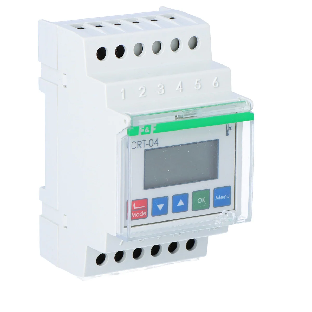 Cyfrowy regulator temperatury CRT-04, zakres regulacji 0-60° C, z sondą w komplecie, I=16A, 3 moduły 1 246d540758d12ad765a53e4a6e0b7b5e
